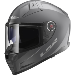 LS2 – Casque FF811 Vector II Solid Gris Foncé