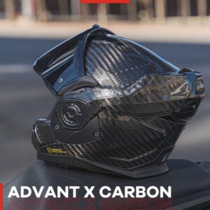 CASQUE LS2 ADVANT X CARBON FF901 SOLID NOIR brillant