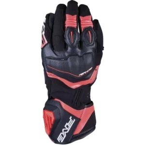 Gants Five RFX 4 Evo WP Noir Rouge Fluo