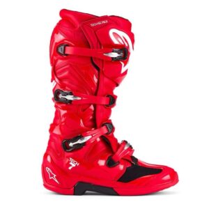 BOTTES CROSS ALPINESTARS TECH 7 2024 ROUGE NOIR