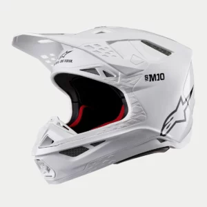 Casque ALPINESTARS Supertech S-M10 Solid White Glossy