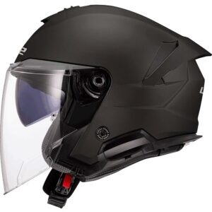 LS2 Casque OF618 Verso II Solid Noir Mat