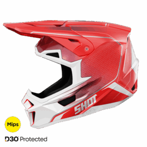 Casque Shot LITE CHALLENGER RED PEARLY