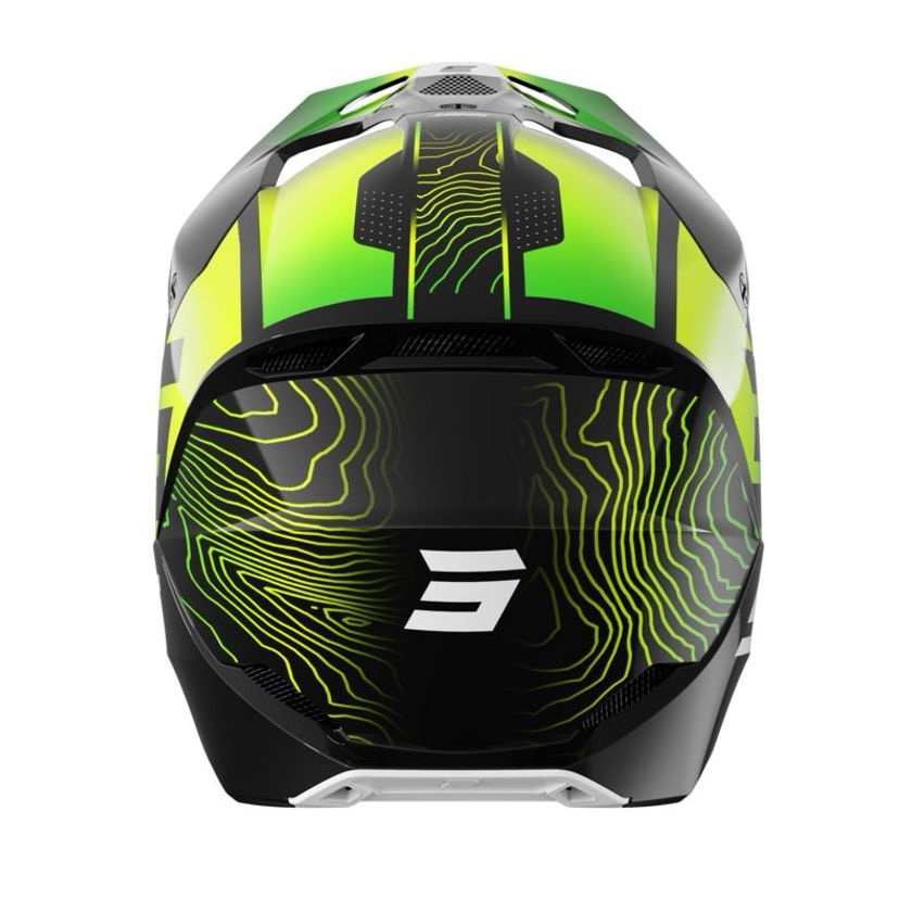 Casque cross Shot FURIOUS APEX 2025 Jaune – Image 2