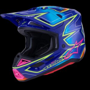 ALPINESTARS Casque S-M7 Cast Bleu Rose