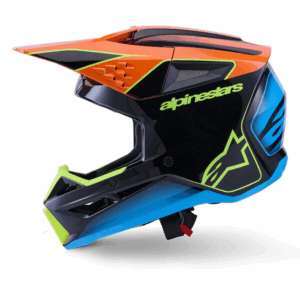 Casque Alpinestars SM3 FRAY BLK OR YLW FLG