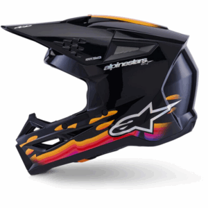 ALPINESTARS Casque SM3 Force Noir Brillant / Orange