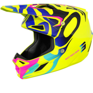 SHOT Casque enfant Speed Kid Ghost Jaune fluo / Navy / Rose