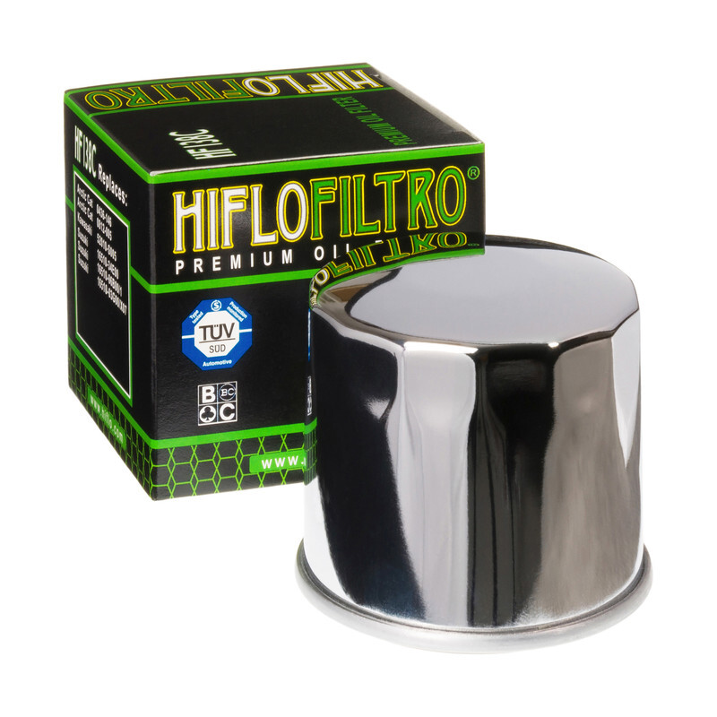 Filtre à huile HIFLOFILTRO chrome – HF138C