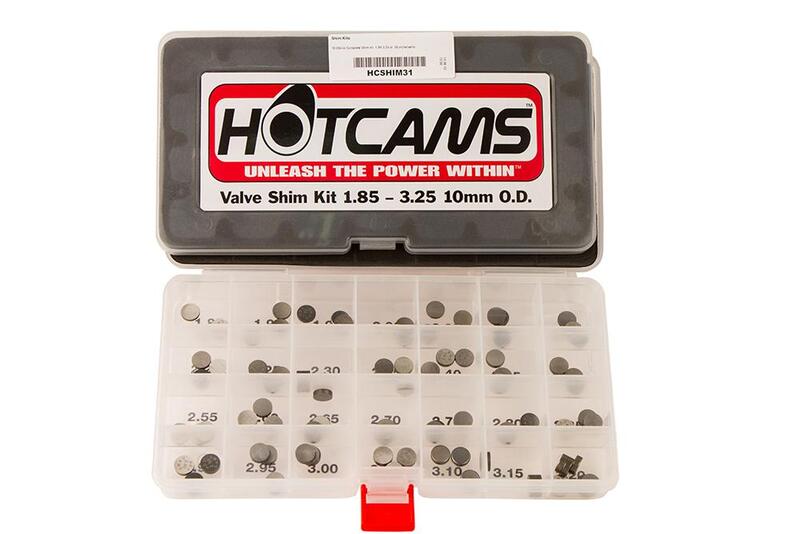 Coffret de pastilles de soupapes HOT CAMS Ø10,0×1.85 to 3.25mm – jeu de 3