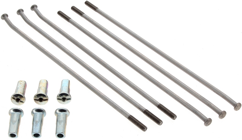 Jeu de rayons RFX 18″ argent/têtes de rayons argent 32 pièces