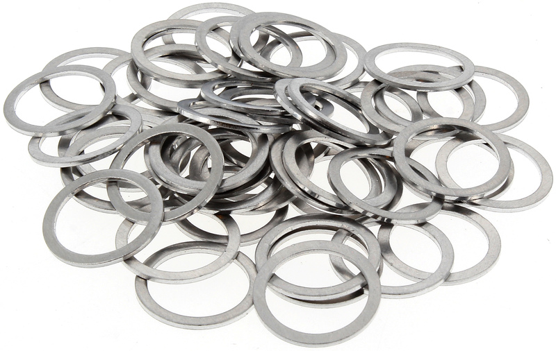 Rondelles alu BIHR 22x28x1,5mm 50 pièces