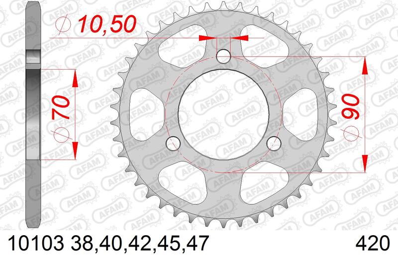 Couronne AFAM acier standard – 420
