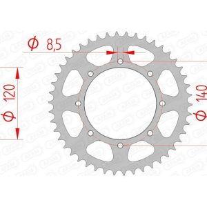 Couronne AFAM acier standard – 520