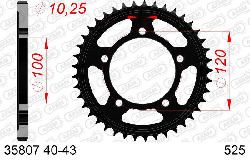 Couronne AFAM acier standard – 525