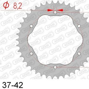 Couronne AFAM Acier Standard – 525 – Nécessite un porte couronne AFAM