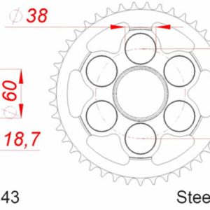 Couronne AFAM acier standard – 520