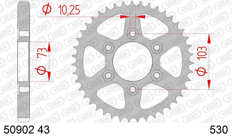 Couronne AFAM acier standard – 530