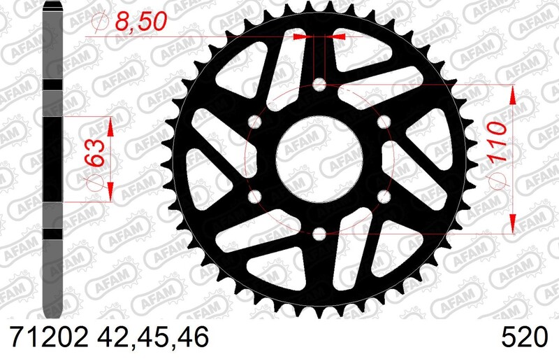 Couronne AFAM acier standard – 520