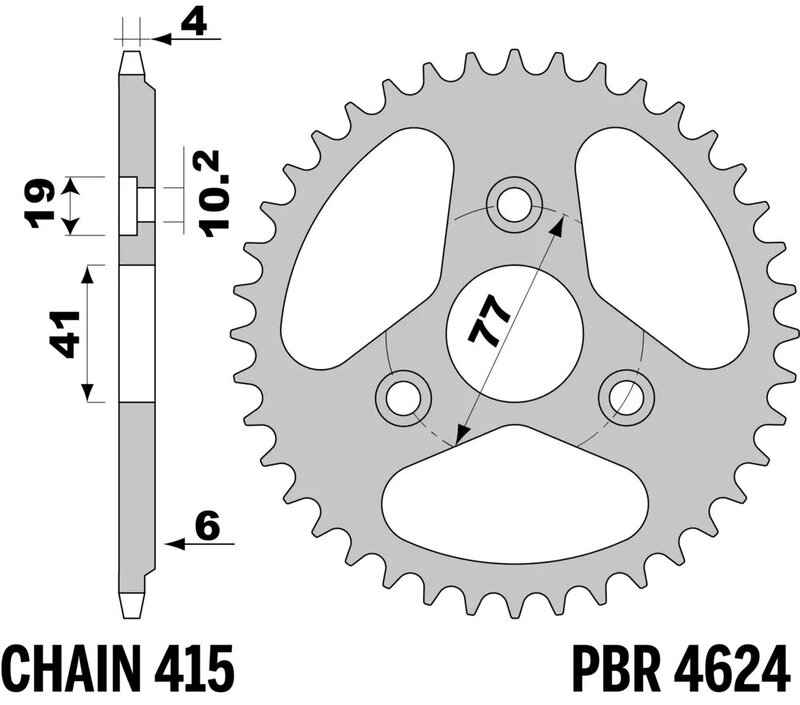 Couronne AFAM acier standard – 520