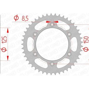 Couronne AFAM acier standard – 520