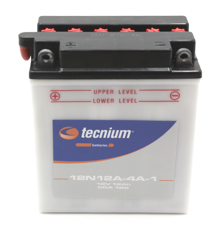 Batterie TECNIUM conventionnelle avec pack acide – 12N12A-4A-1