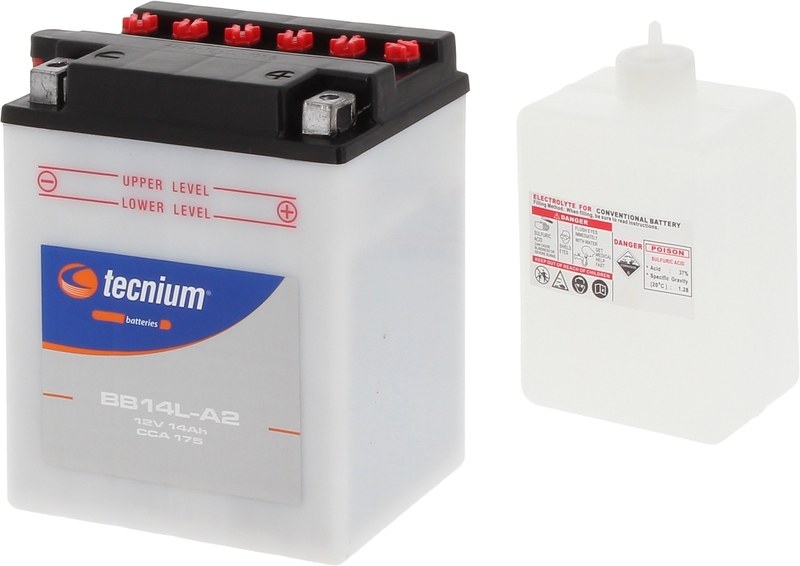 Batterie TECNIUM conventionnelle avec pack acide – BB14L-A2