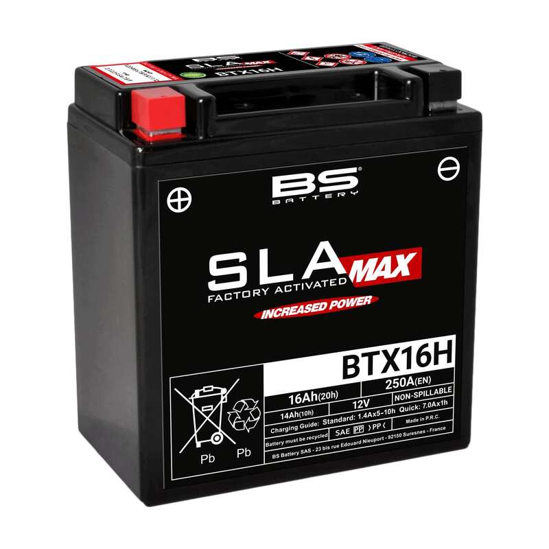 Batterie BS BATTERY SLA Max sans entretien activé usine – BTX16H