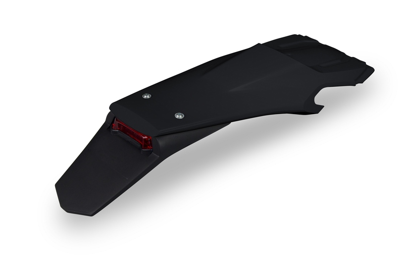 Garde-boue arrière + feu UFO noir Husqvarna FE/TE