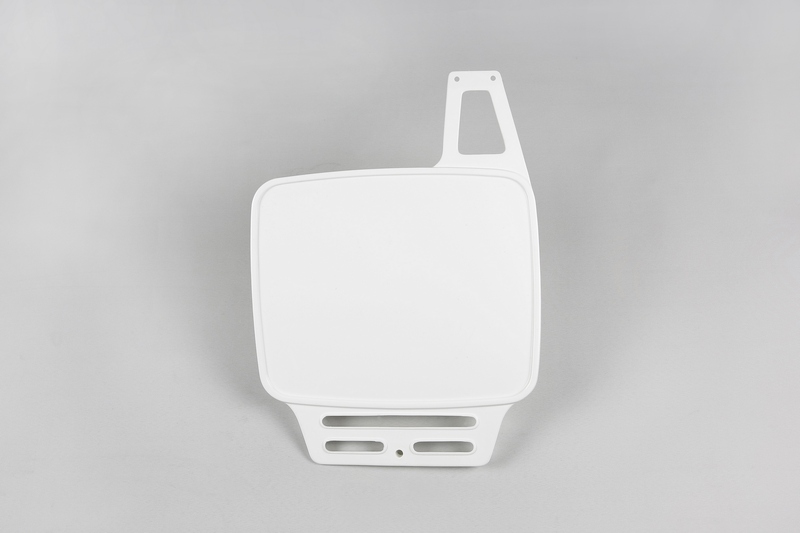 Plaque numéro frontale UFO blanc KTM