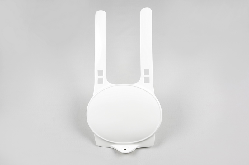 Plaque numéro frontale UFO blanc KTM