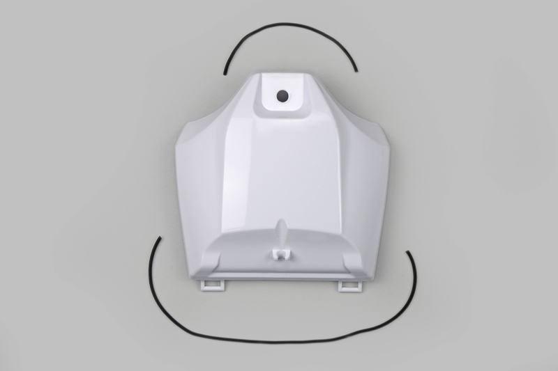 Couvre réservoir UFO blanc Yamaha YZ450F