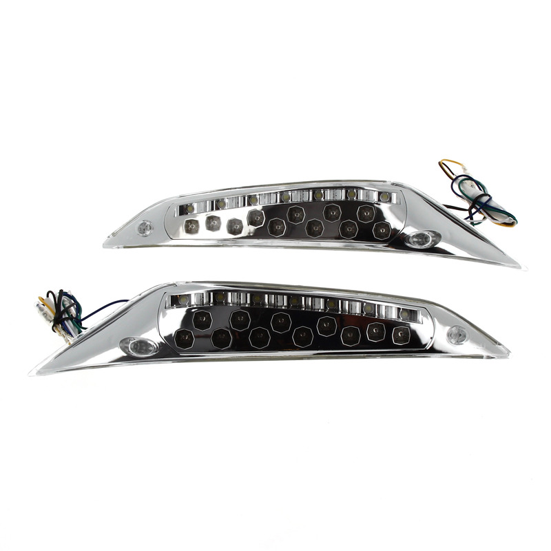 Clignotants avant V PARTS Type origine LED chrome Piaggio Zip 50