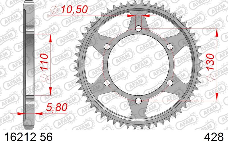 Couronne AFAM Acier Standard – 428
