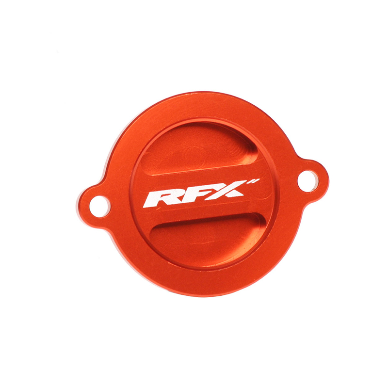 Couvercle de filtre à huile RFX Pro Series – orange