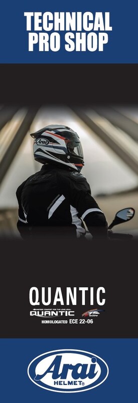 Bannière magnétique ARAI Quantic 49x140cm