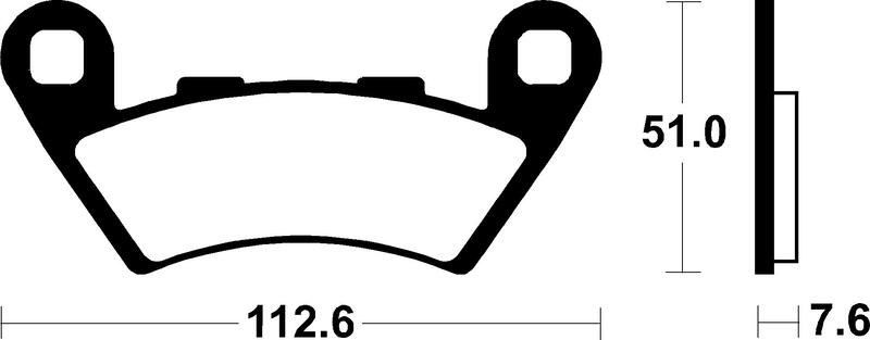 Plaquettes de frein TECNIUM Performance métal fritté – MF444