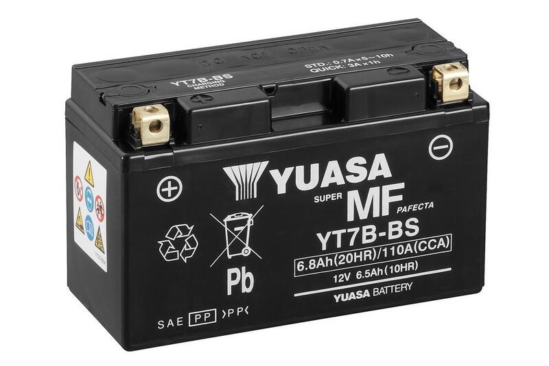 Batterie YUASA W/C sans entretien activée usine – YT7B