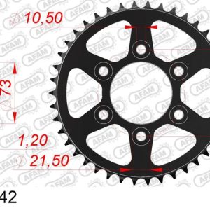 Couronne AFAM acier standard – 525