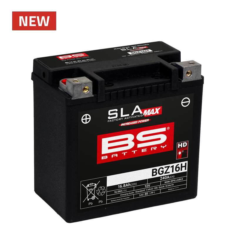 Batterie BS BATTERY SLA Max sans entretien activée usine – BGZ16H