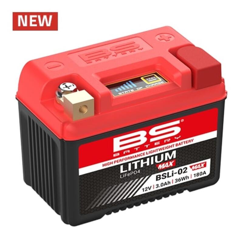 Batterie BS BATTERY Lithium-Ion – BSLI-02 Max