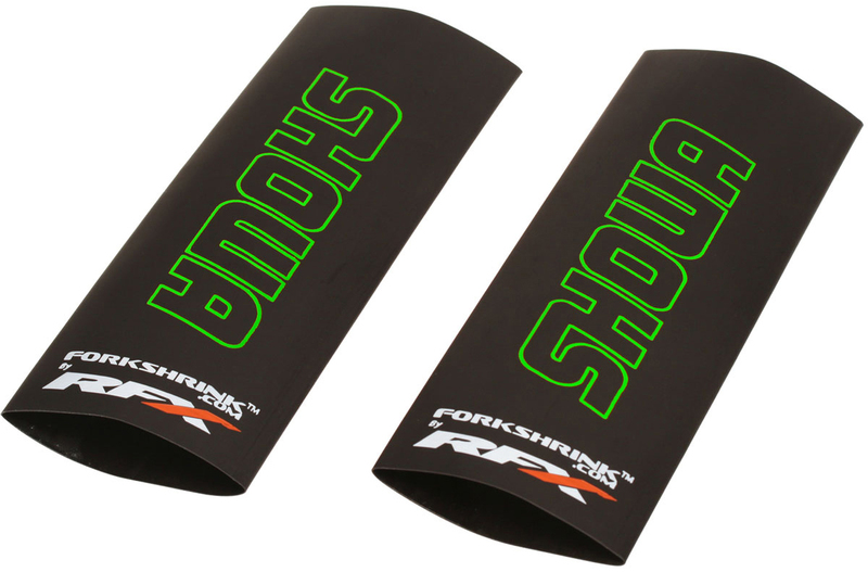 Protection de fourche supérieure RFX Race Series Forkshrink logo Showa – vert