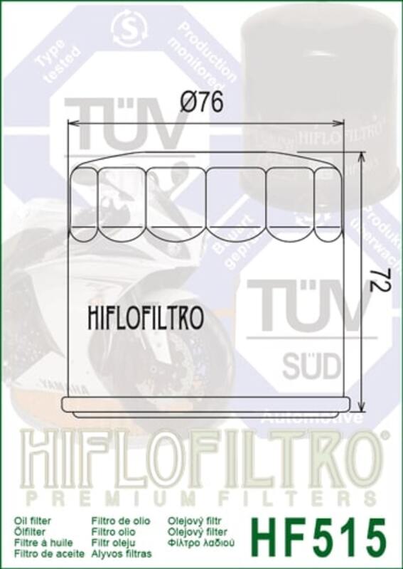 Filtre à huile HIFLOFILTRO – HF515