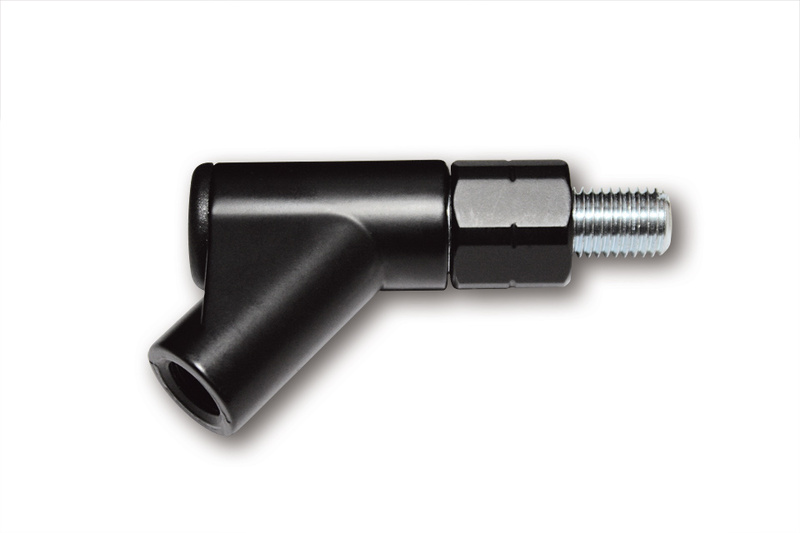 Adaptateur miroir HIGHSIDER smart M10 x 1,25 mm filetage à gauche – noir