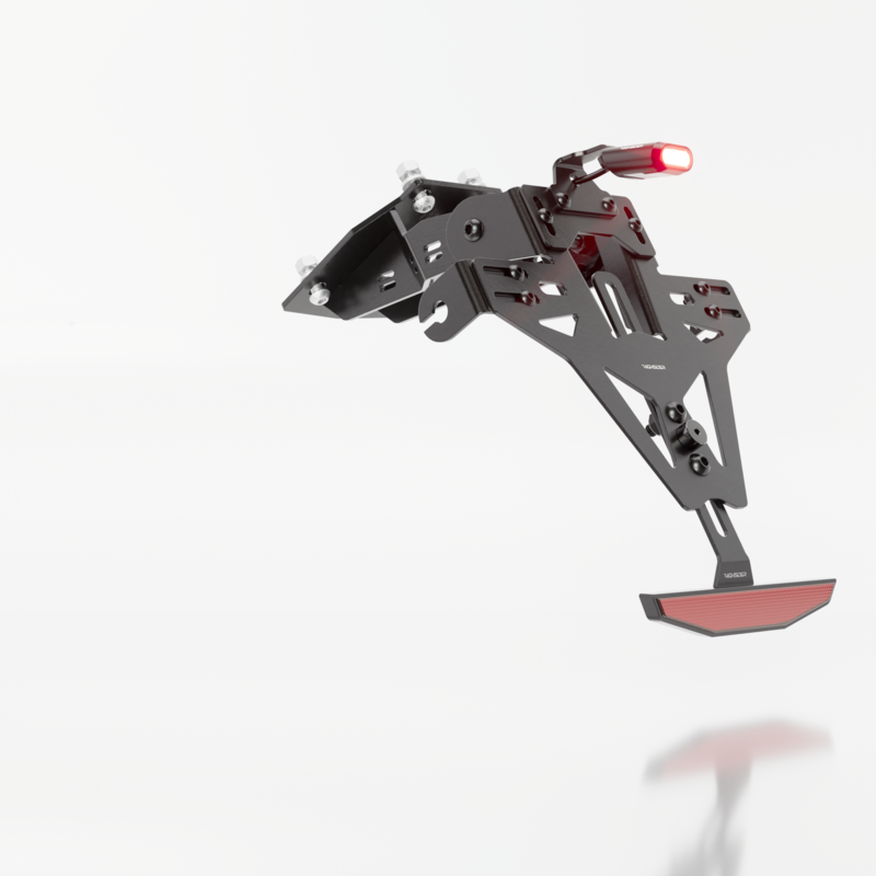 Support de plaque HIGHSIDER pro Akron-RS-X – Yamaha – Avec Feu Arrière