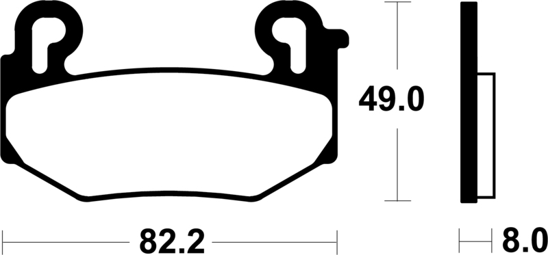 Plaquettes de frein TECNIUM Performance métal fritté – MF504