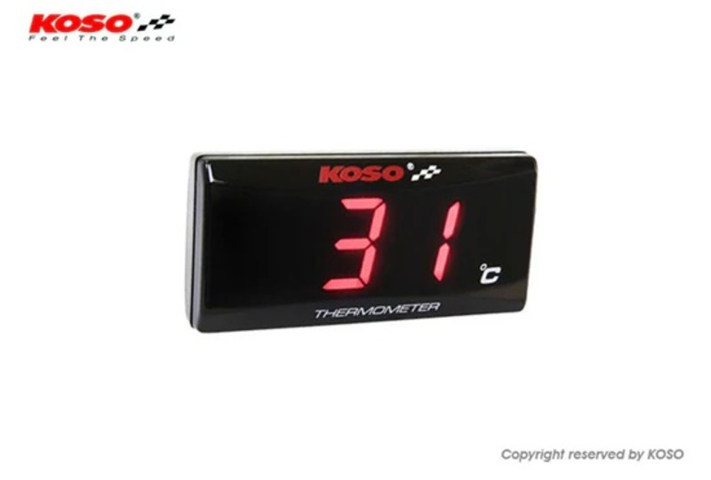 Thermomètre KOSO Superslim – rouge