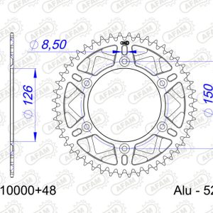 Couronne AFAM alu standard – 520