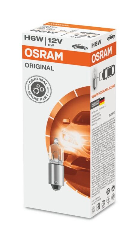 Ampoule OSRAM Original Line H6W 12V 6W – boîte de 10