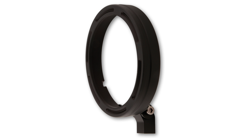 Bague de support de phare HIGHSIDER pro Frame-R2 – 5 3/4 pouces – CNC – fixation inférieure – noir